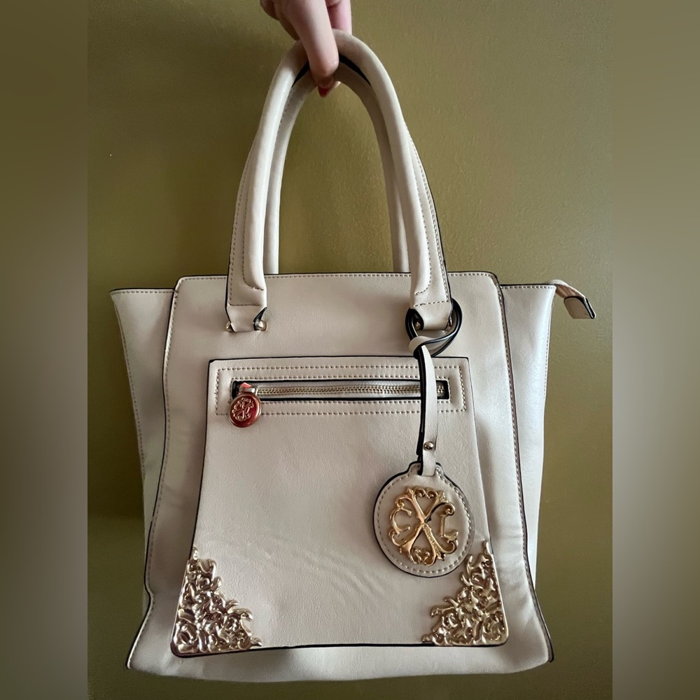 Christian Lacroix Cream Purse